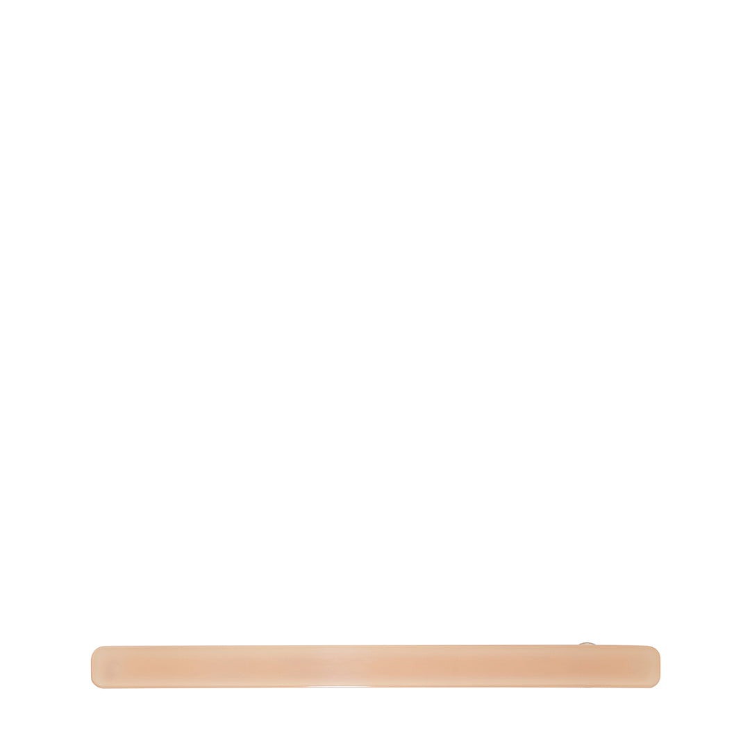 Grote smalle haarspeld in Beige roze