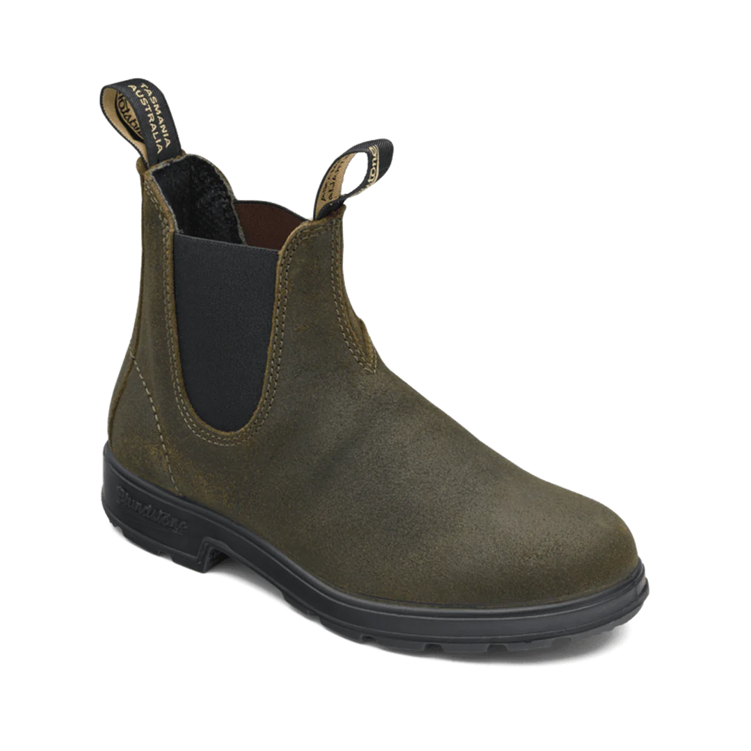 Laars original 1615 waxed suede darkgreen