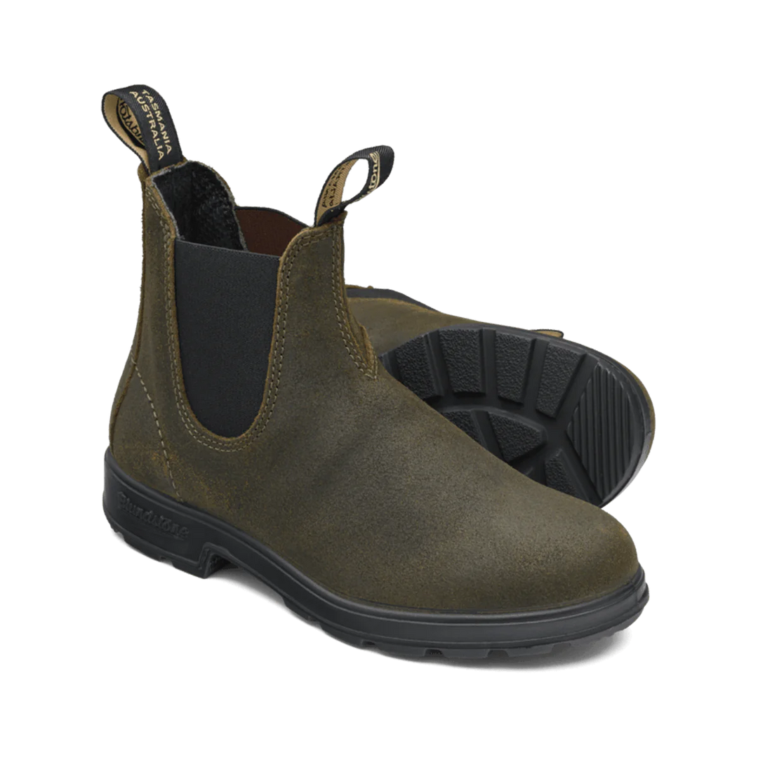 Laars original 1615 waxed suede darkgreen