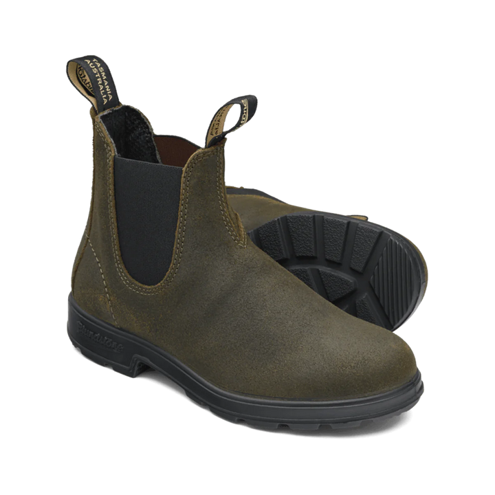 Laars original 1615 waxed suede darkgreen