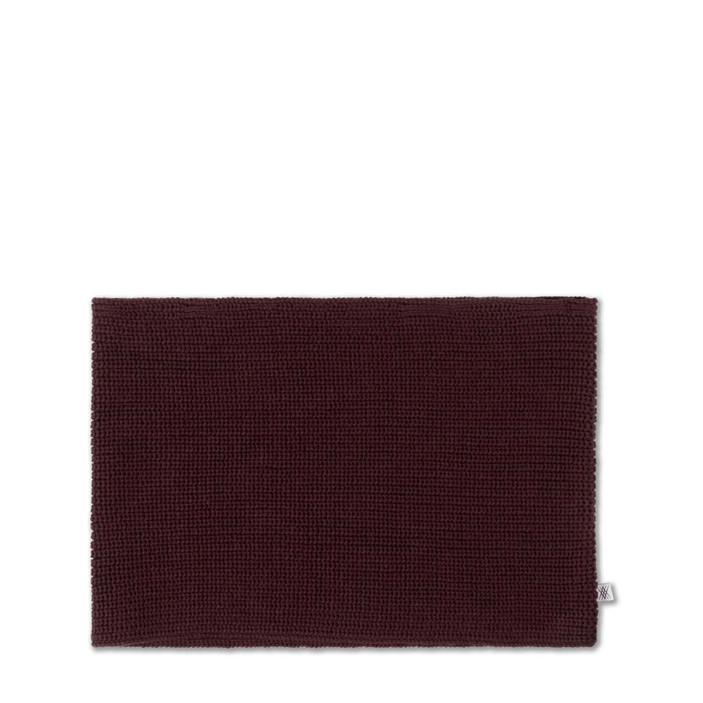 Brown knitted scarf