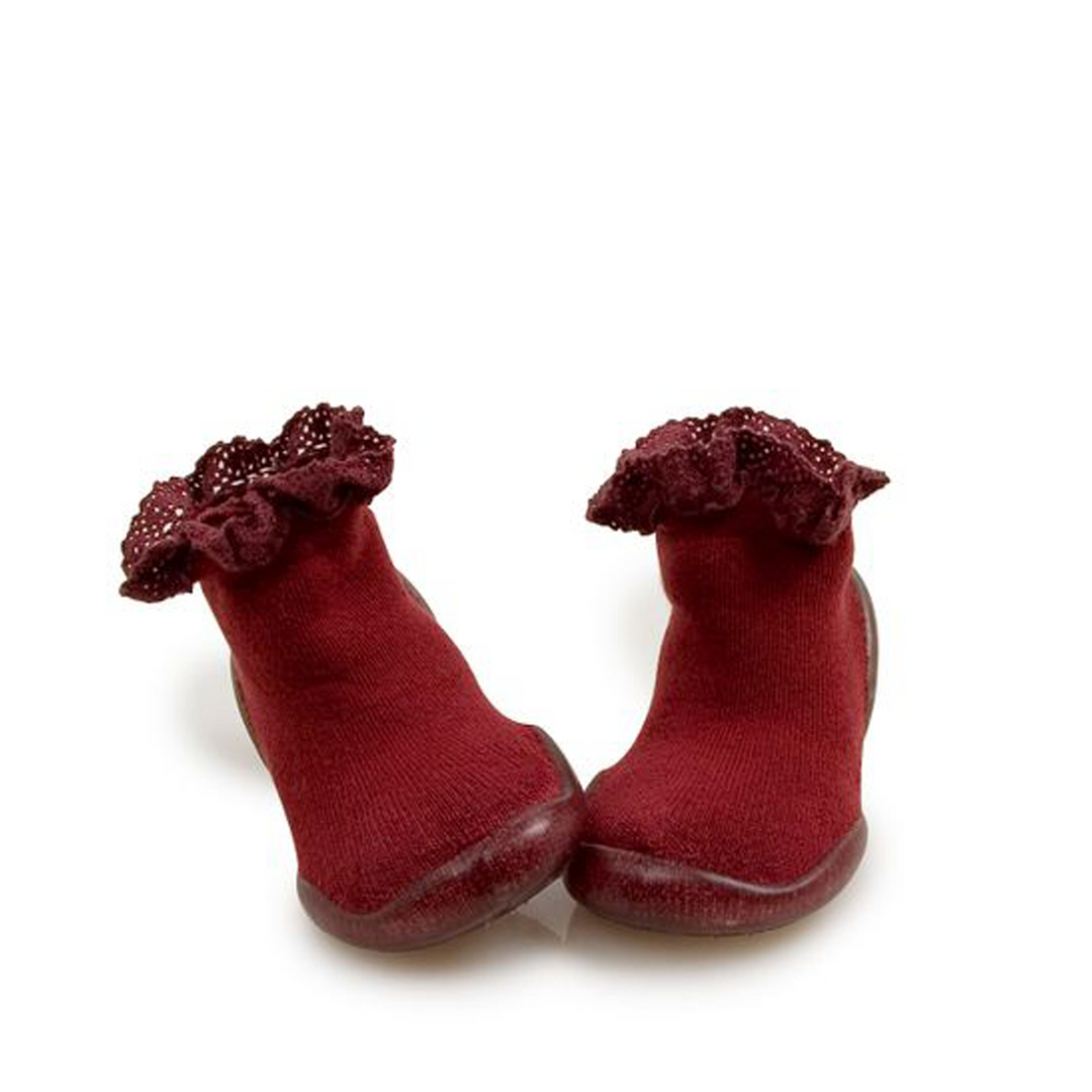 Sokpantoffel Mademoiselle Bordeaux