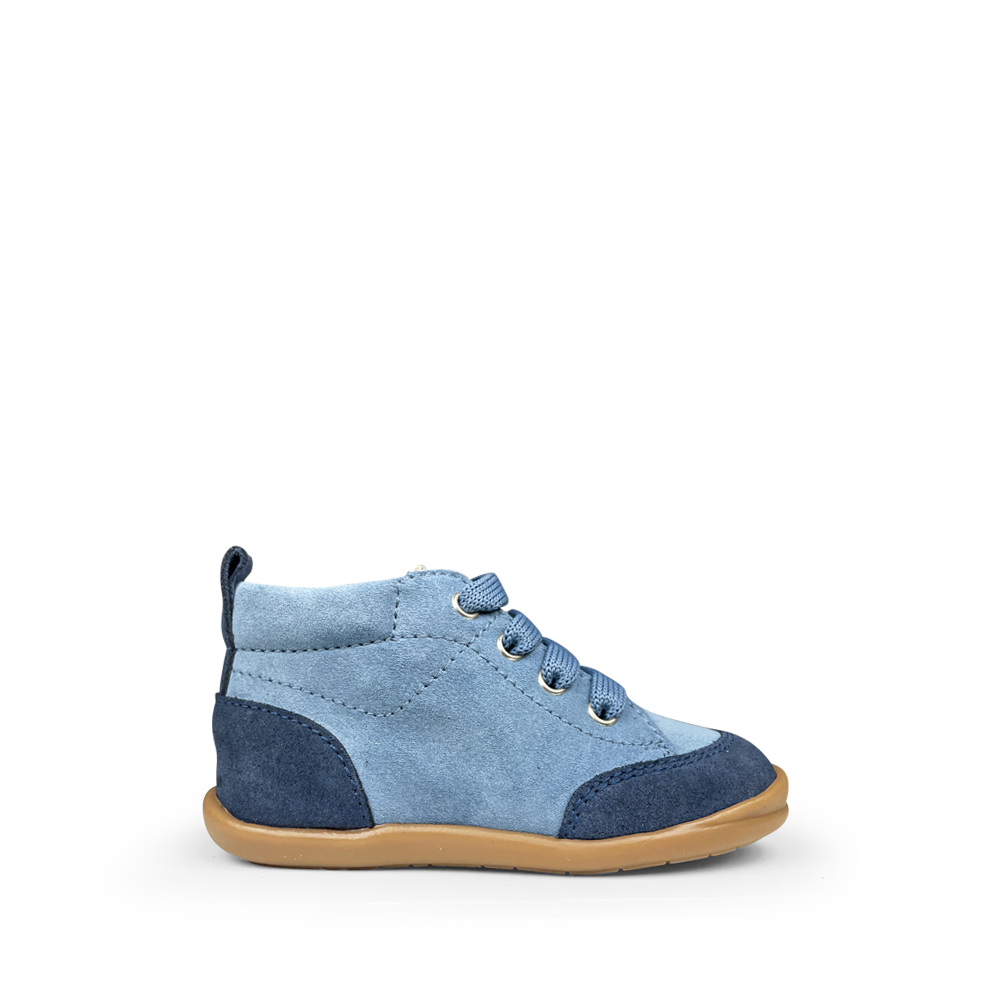 Blauwe préstapschoen