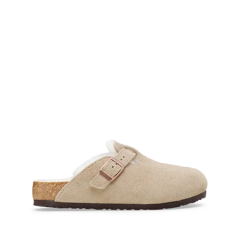 Boston Kids taupe met wol