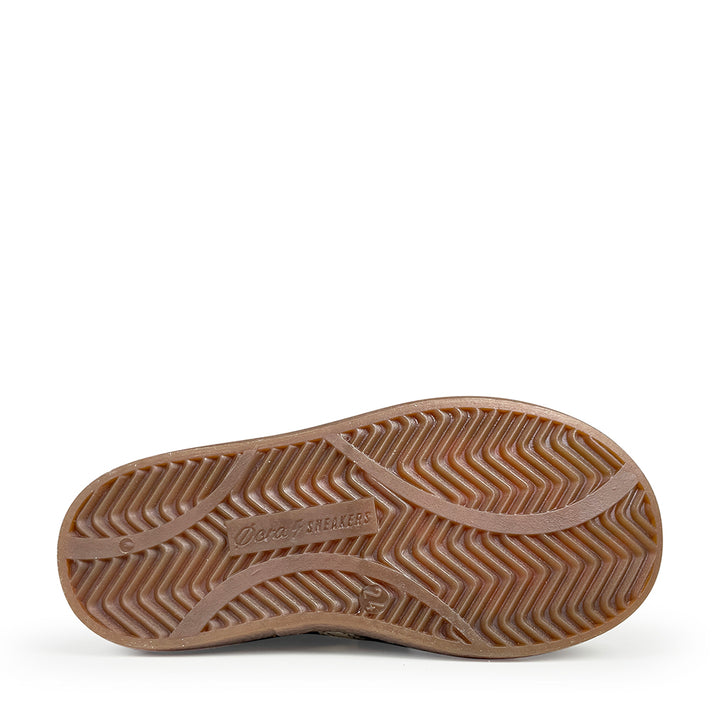 Rubberen zool van Ocra kindersneaker met reliëfprofiel voor extra grip