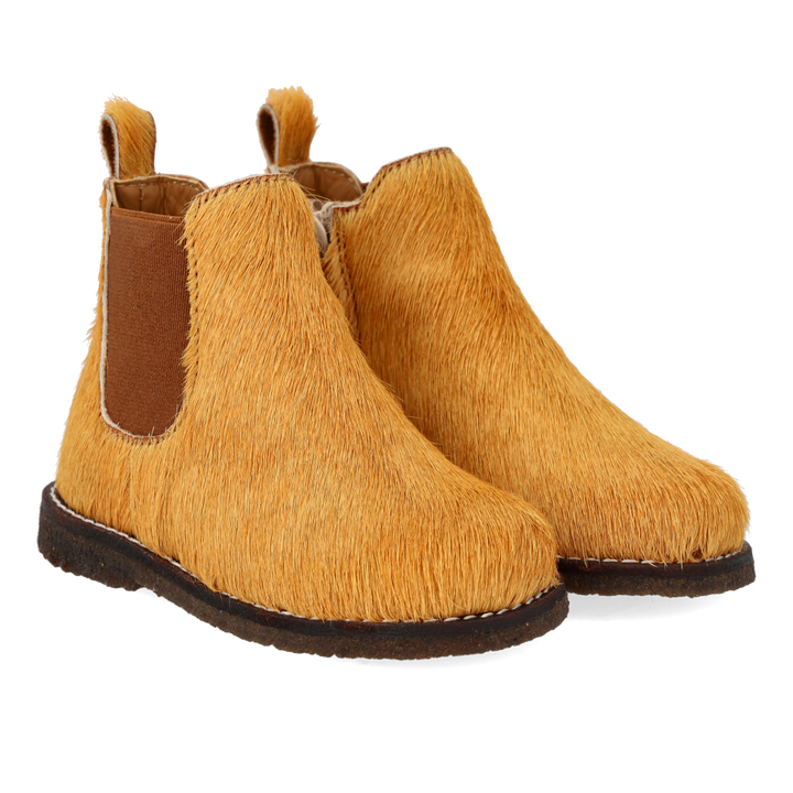 Kinderlaarsjes Angulus met ponyhair – zij- en voorkant