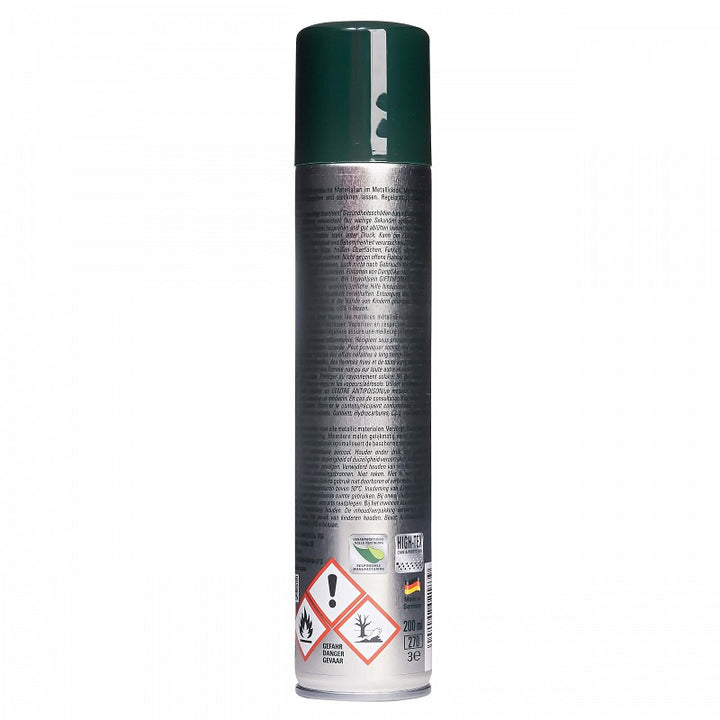 Metallic spray for metallic leather
