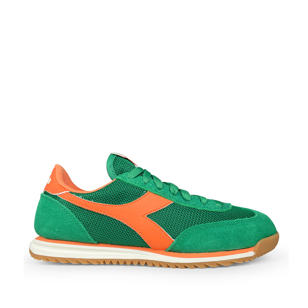 Cross sneaker groen oranje