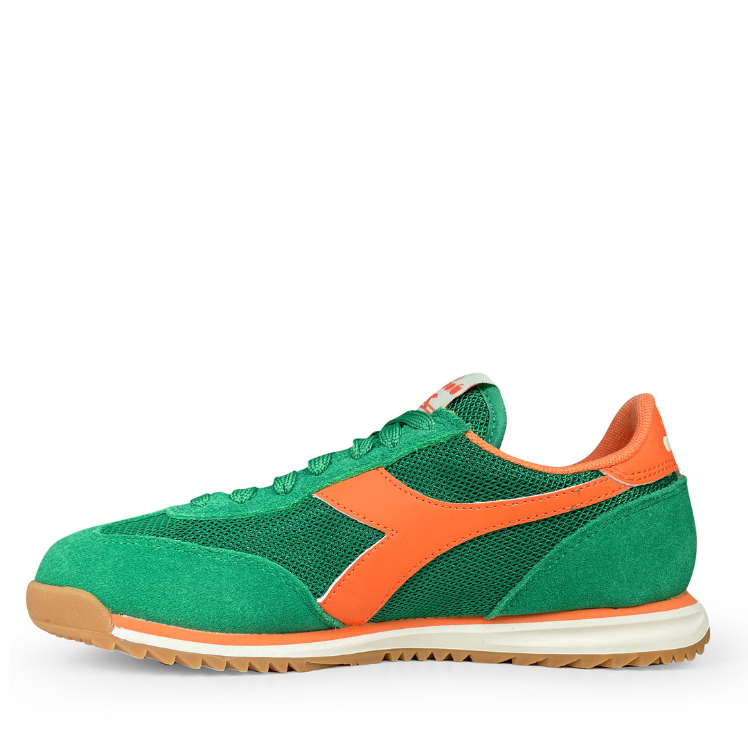 Cross sneaker groen oranje