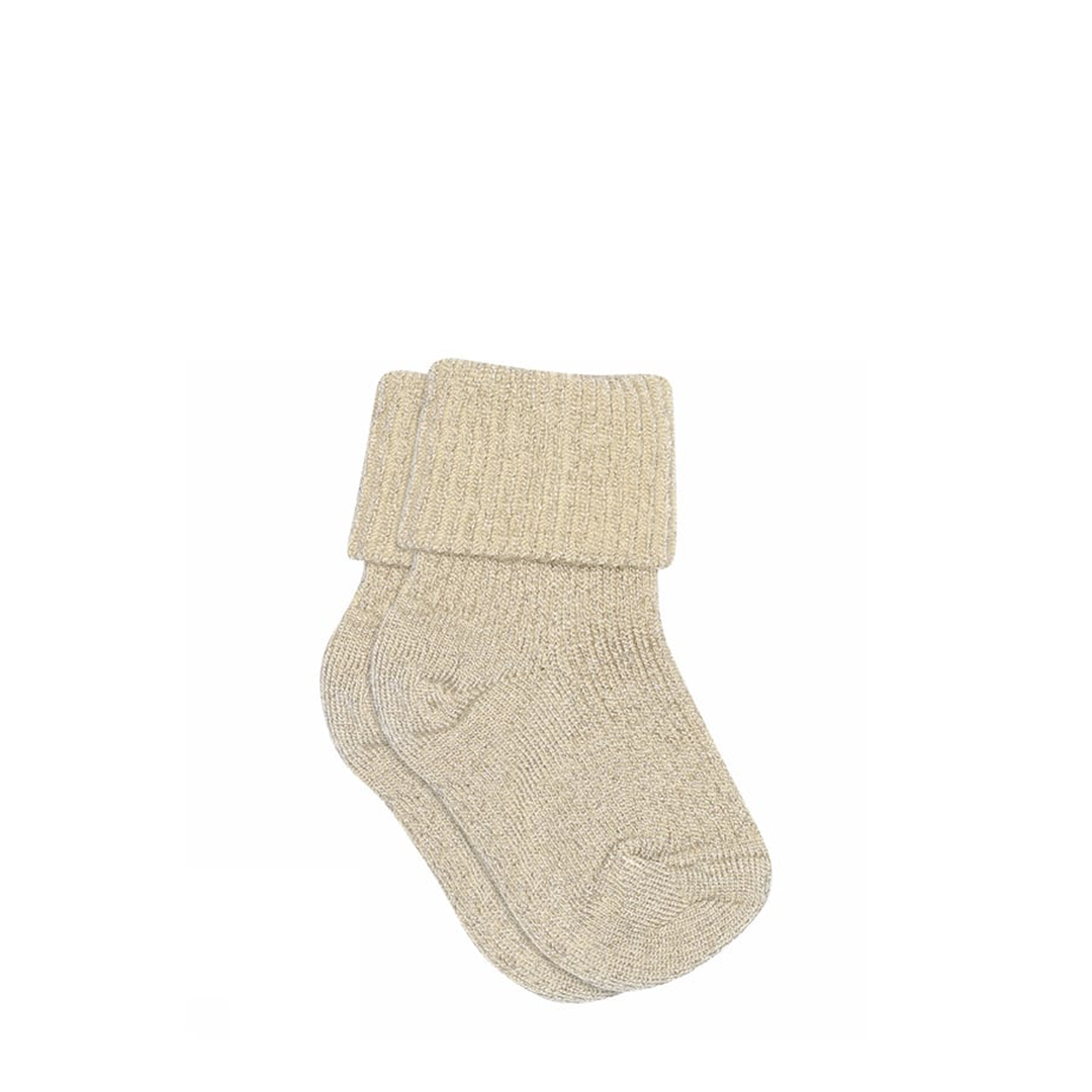 Ida glitter socks - Ecru