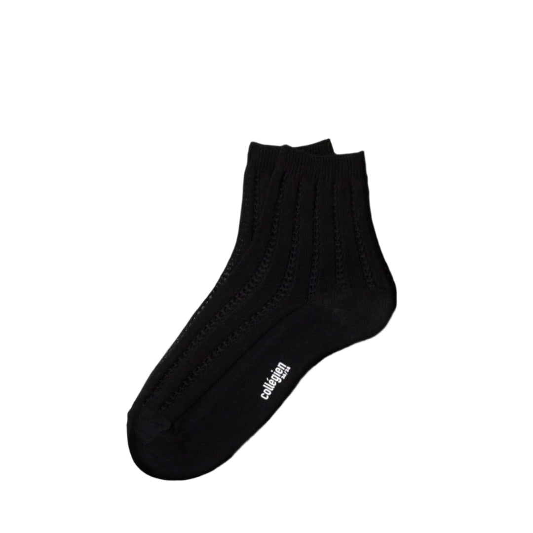 Short ribbed sock with Scottish yarn - caramel au beurre
