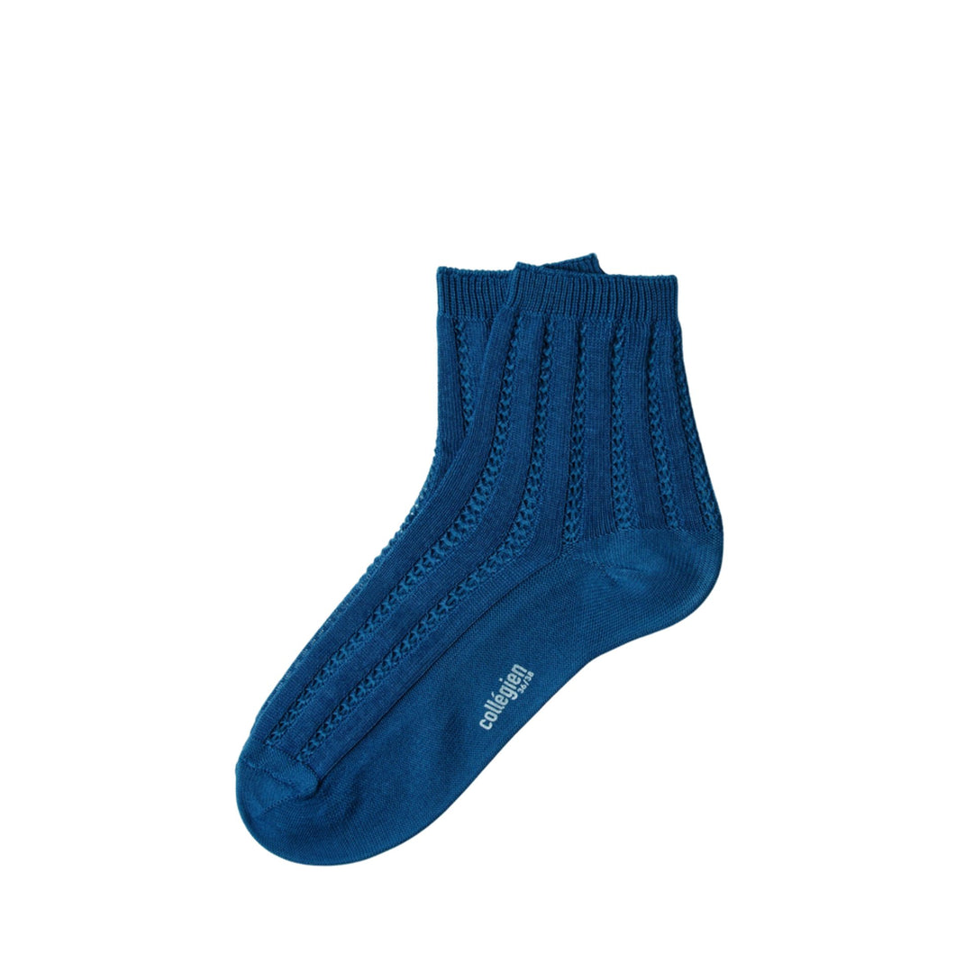 Short ribbed sock with Scottish yarn - caramel au beurre