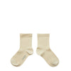 Short ribbed sock with Scottish yarn - caramel au beurre