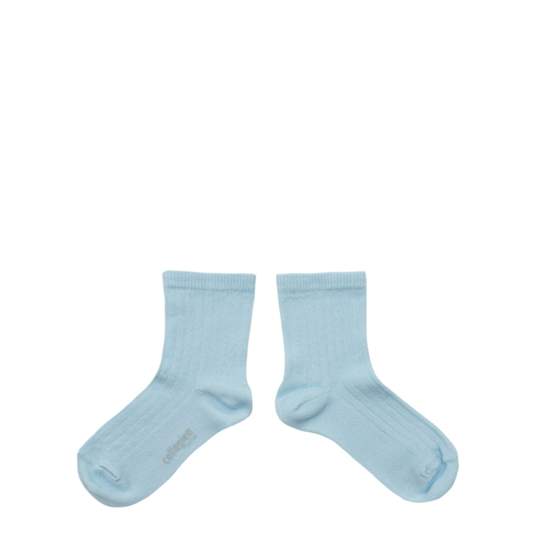 Short ribbed sock with Scottish yarn - caramel au beurre