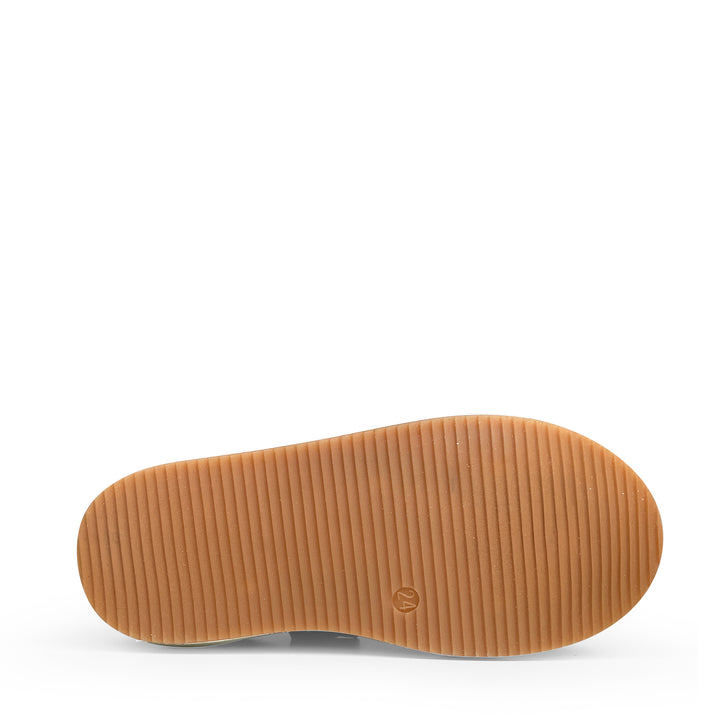 Sneaker blauw met wit