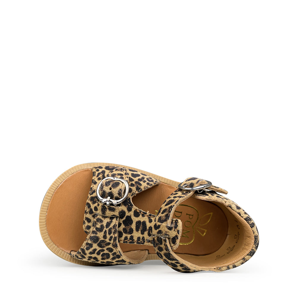 Sandaal leopard print
