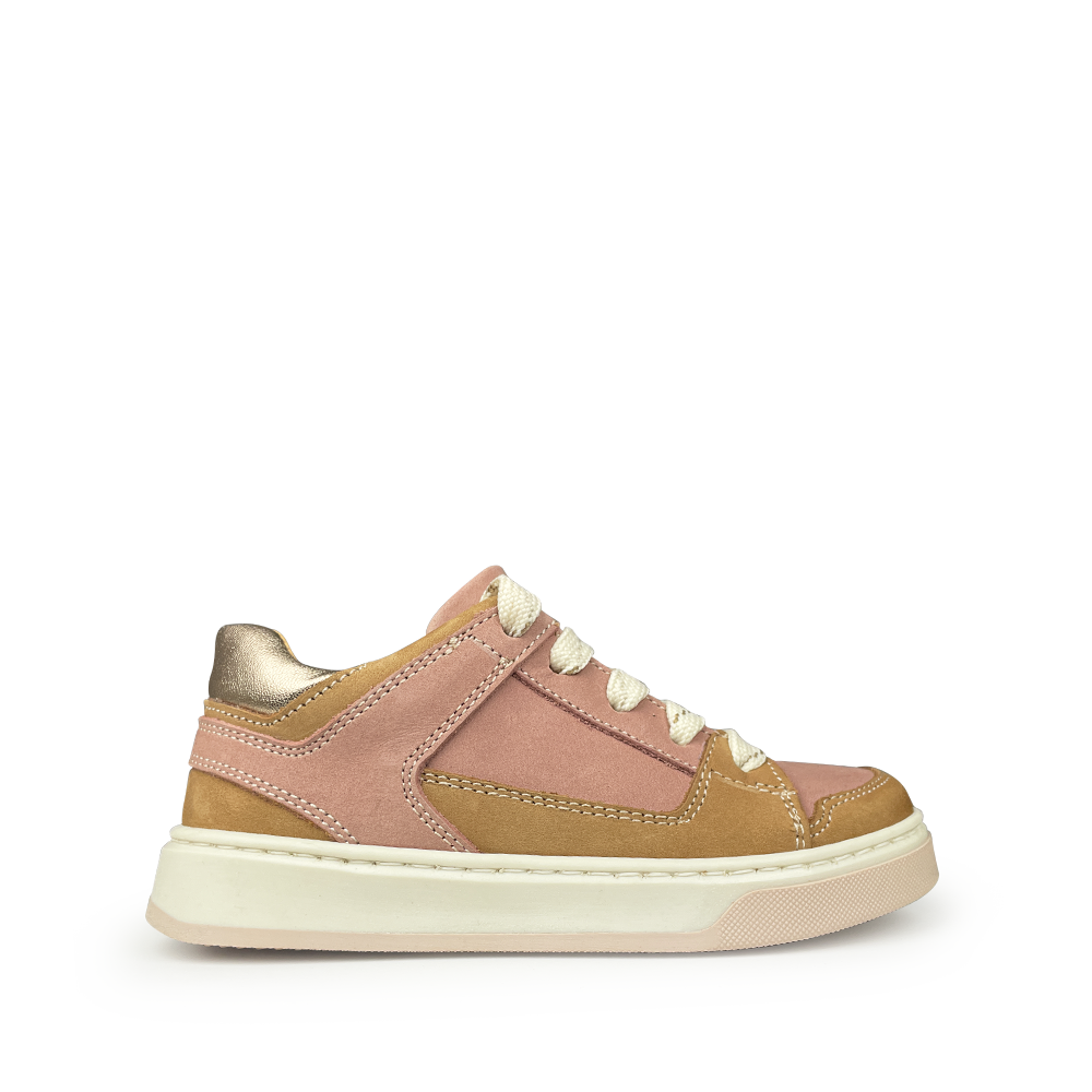Sneaker roze en bruin