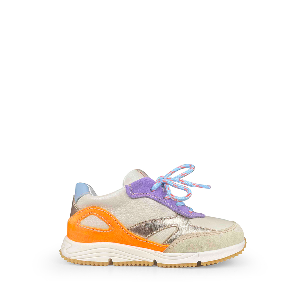 Runner paars, oranje, blauw en metallic