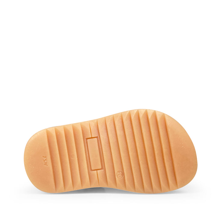 Onderkant van de zool van Rondinella kindersandaal met antislip profiel