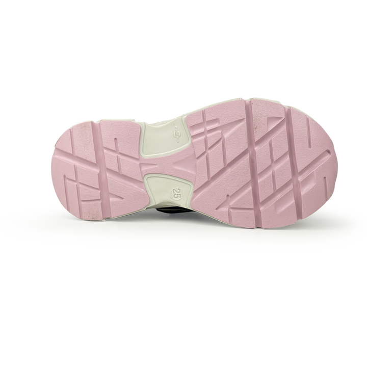 Runner roze en grijstinten