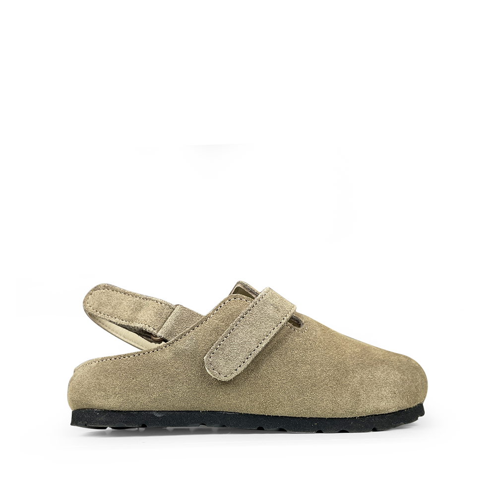 Klomppantoffel taupe