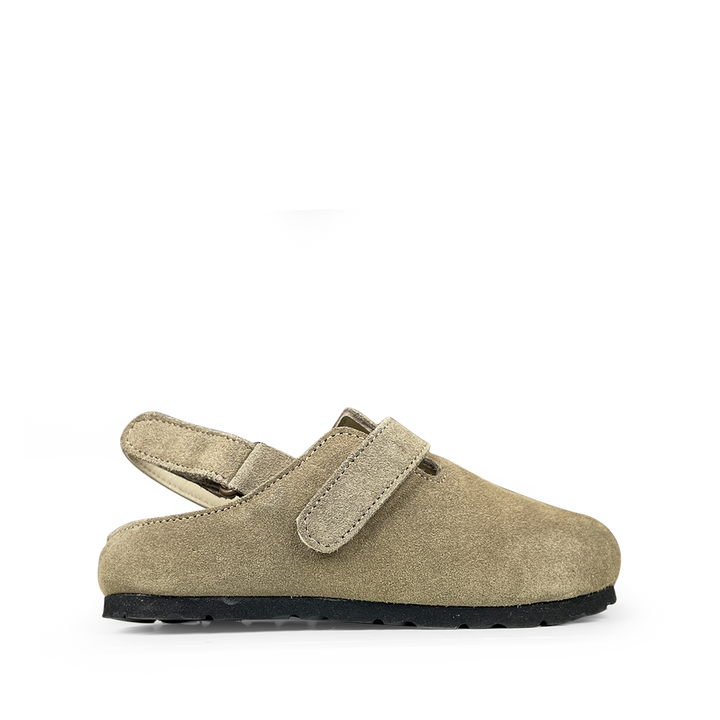 Klomppantoffel taupe
