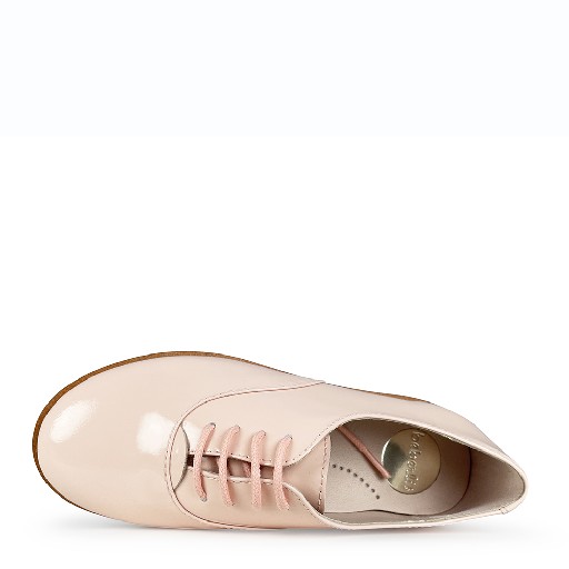 Beberlis Derby's Pink lace shoe