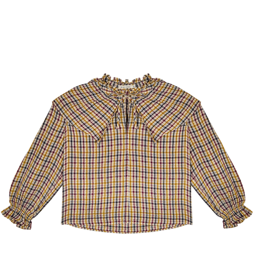 The new society blouses Checkered blouse The New Society