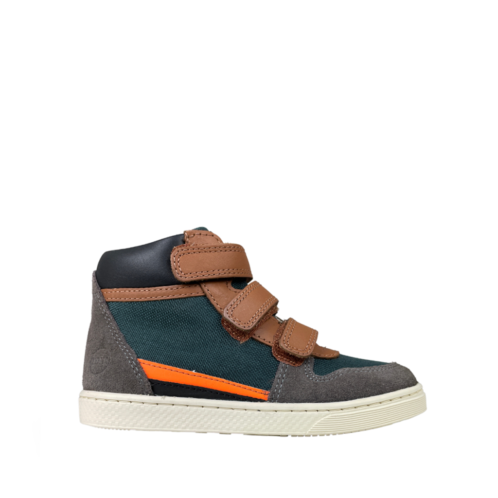 10IS - Dark green high velcro sneaker