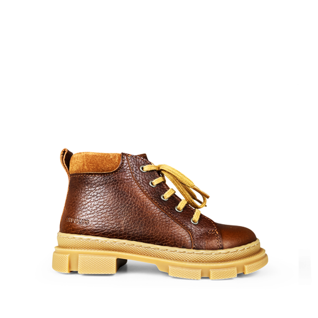 Angulus - sporty boot in brown leather
