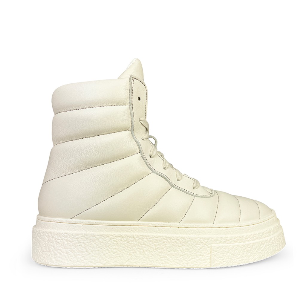 Ocra - High white sneaker