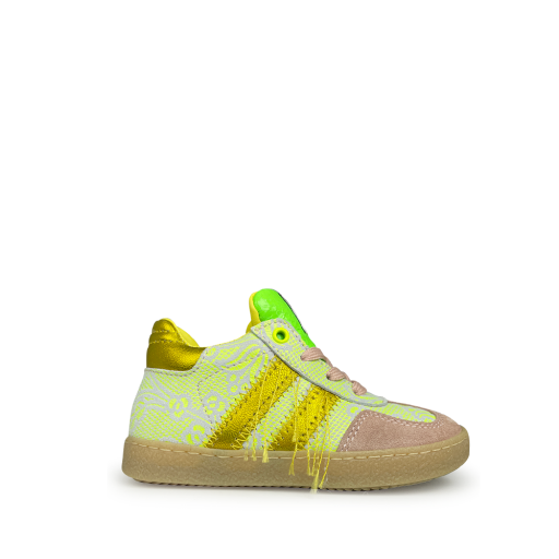 Rondinella trainer Sneakers yellow and gold
