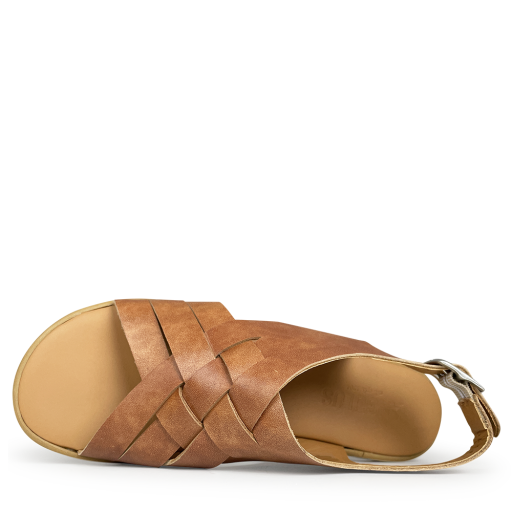 Angulus sandalen Stijlvolle sandaal in cognac