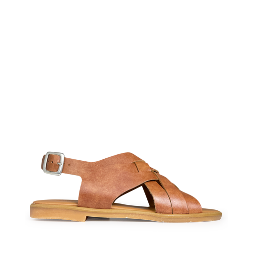 Angulus sandals Cognac sandals