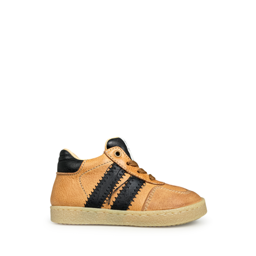 Kids shoe online Rondinella trainer  Sneaker brown and black stripes
