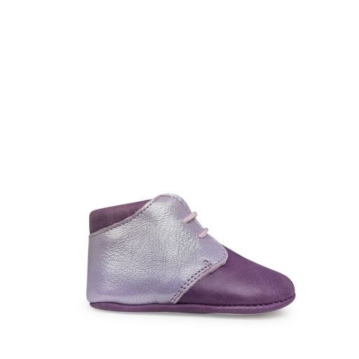 Kinderschoen online Tricati pantoffels Babypantoffel in paars