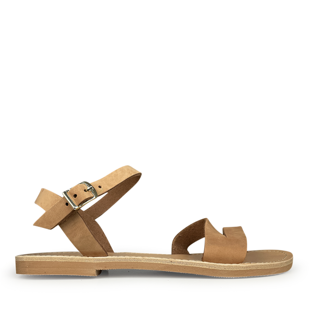 Thluto - Brown leather sandals
