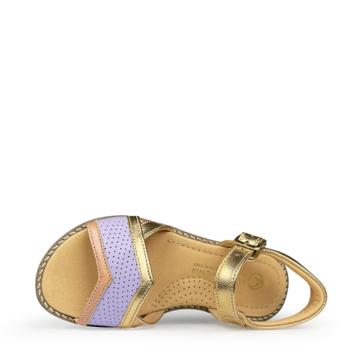 Rondinella sandalen Sandaal goud en lila