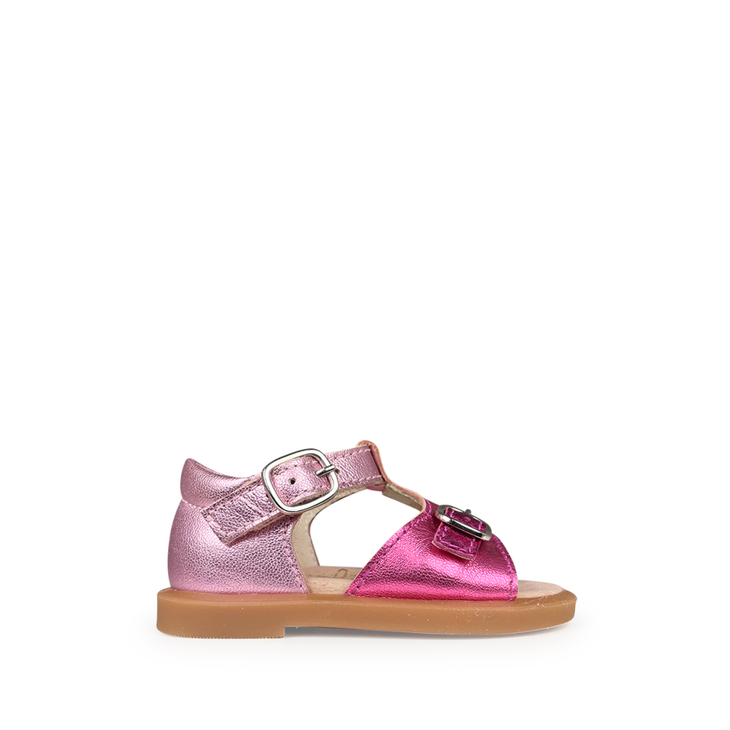 Beberlis - Pink metallic sandal