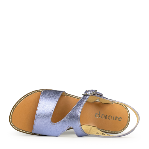 Clotaire sandalen Metallic lila sandaal