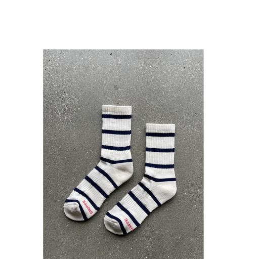 Kinderschoen online Le Bon Shoppe korte kousen Boyfriend - Sailor stripe