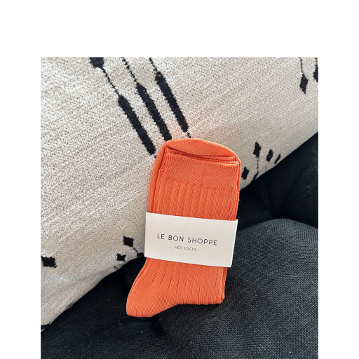 Kids shoe online Le Bon Shoppe short socks Her socks - Orange