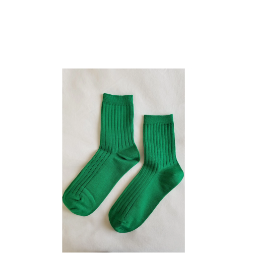 Kinderschoen online Le Bon Shoppe korte kousen Her socks - Groen