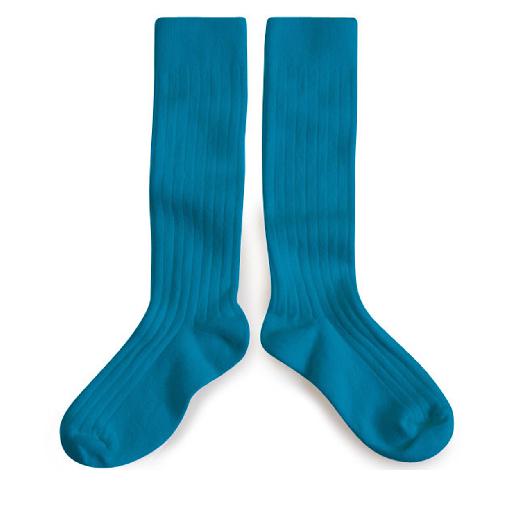 Collegien knee socks Knee socks blue joli paon