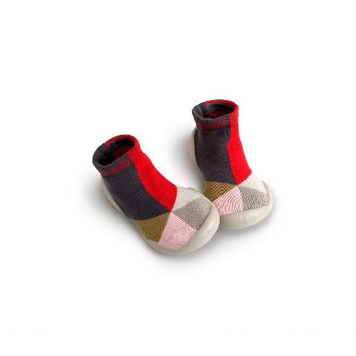 Collegien slippers Design slipper-socks pink