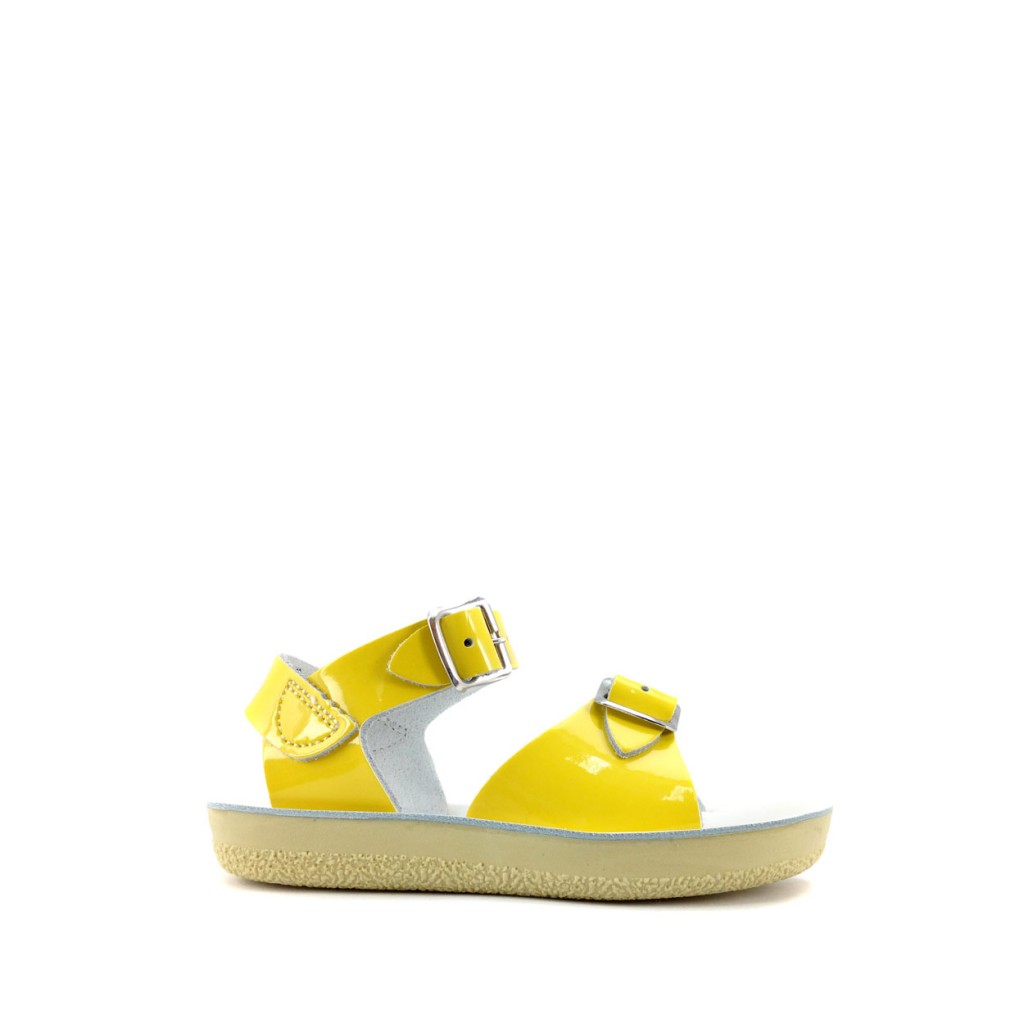Salt water sandal - Surfer Premium sandaal in lak geel