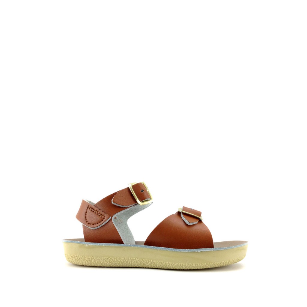 Salt water sandal - Surfer sandal in tan
