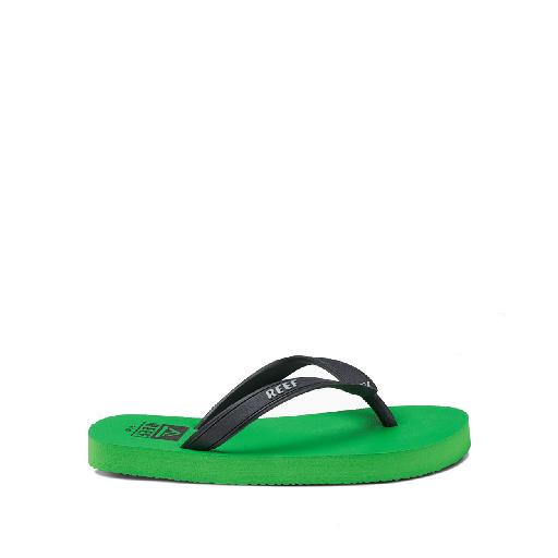 Kids shoe online Reef slippers Sportive green flip flop