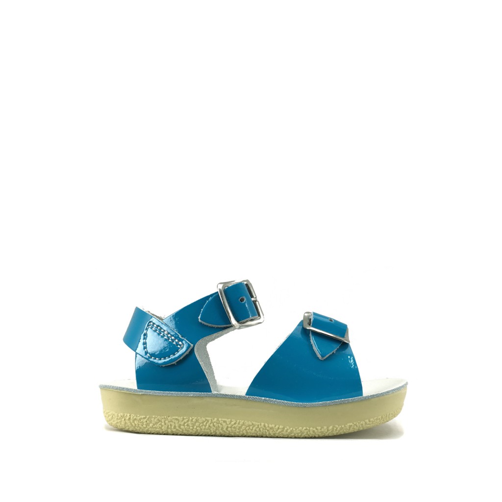 Salt water sandal - Surfer Premium sandaal in hoogglans turquoise