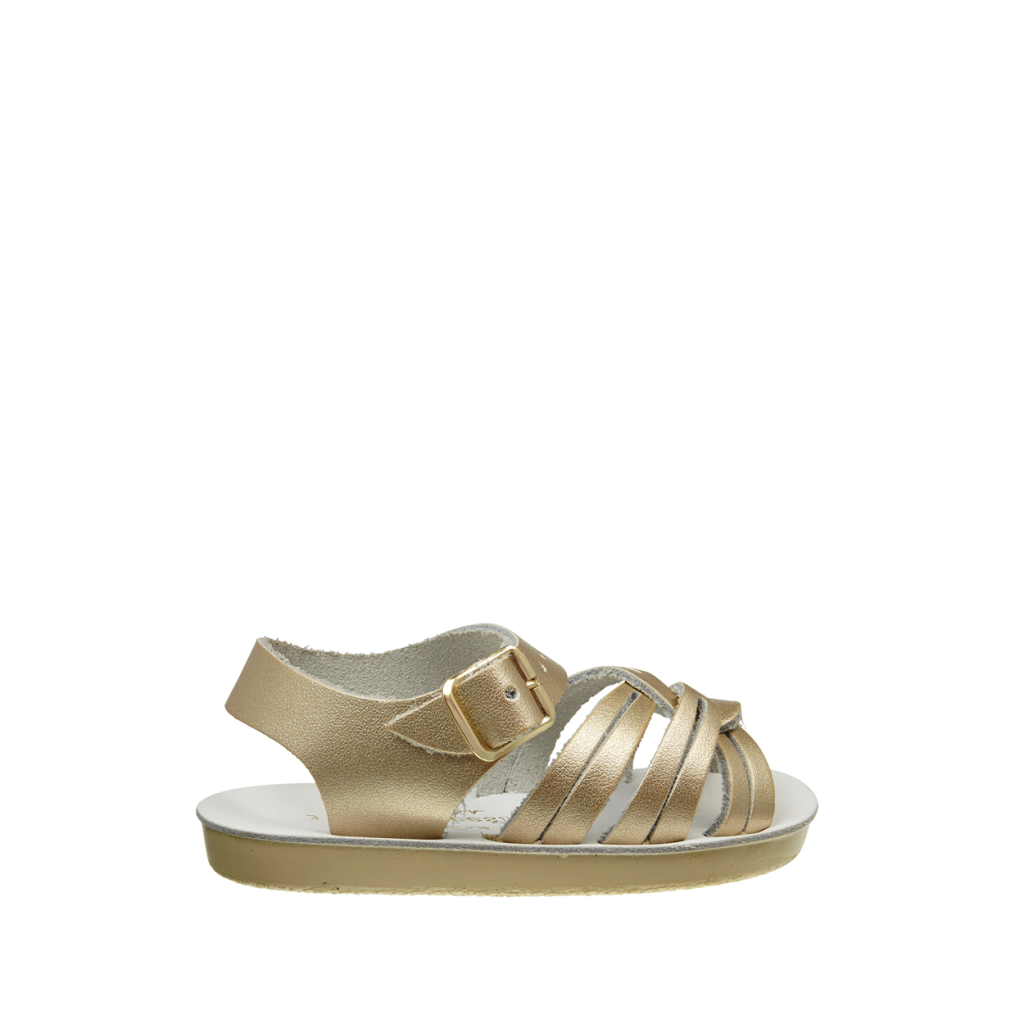 Salt water sandal - Strapwee sandal in gold